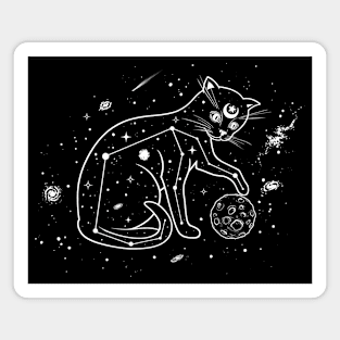 Moon Huntress - Space Cat Magnet